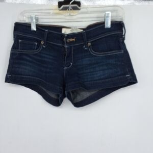 Abercrombie & Fitch Sz 2 /26 Dark Indigo Jean Shorts